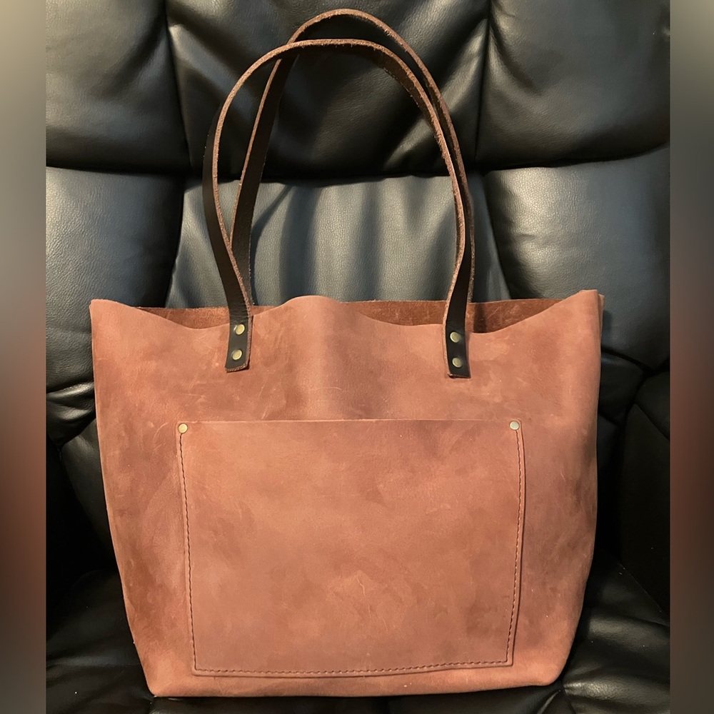 Portland Leather LARGE Classic Tote in Lotus